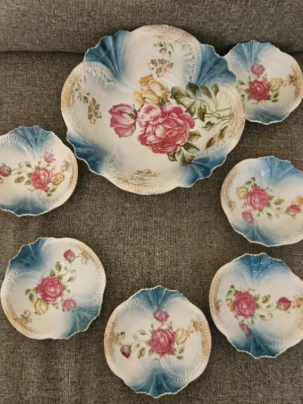 Theodore Lehman Signed Complete Berry Bowl Set (Very Rare)